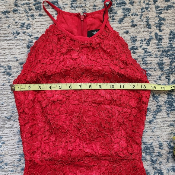 Yumi Kim Save the Date Red Lace Dress 💃 - Picture 5 of 9